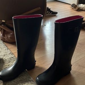 Navy Blue Rain Boots